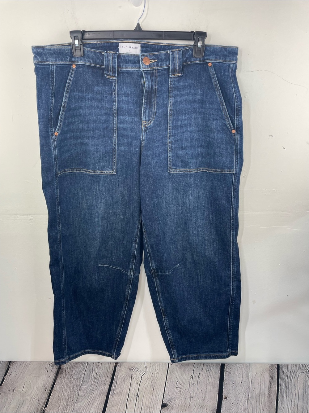 Lane Bryant Mid Rise Barrel Jeans size 18